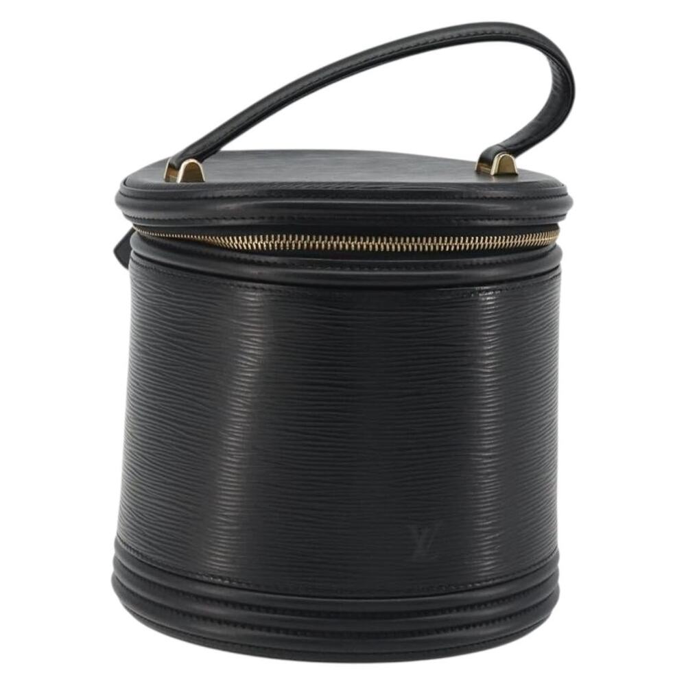 Louis Vuitton Epi Cannes Handbag Black